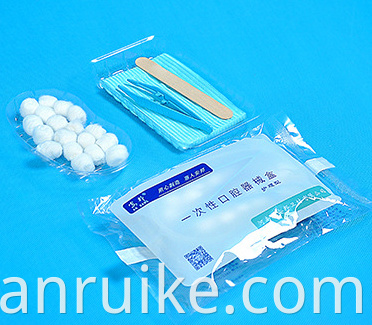 Single use oral inspection kit